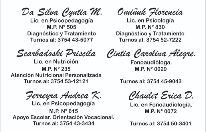 El Centro PSI brinda atención a niños, adolescentes y adultos en las áreas de psicología, psicopedagogía fonoaudiología y nutrición.